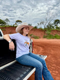 camiseta cowkids 100% algodão